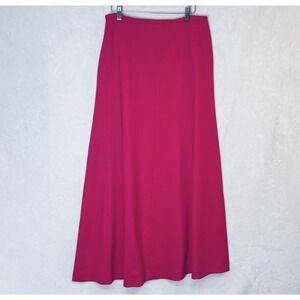 Michael Kors Power Pink Wool Midi Asymmetrical Skirt 10 Italy Barbiecore